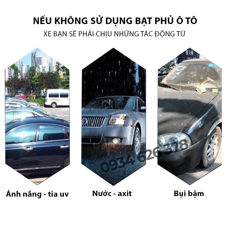 Bạt vải dù oxford bảo vệ xe ô tô từ 4-7 chỗ phủ trùm kín cao cấp, áo bạc che trùm oto,xe hơi bền dày dặn