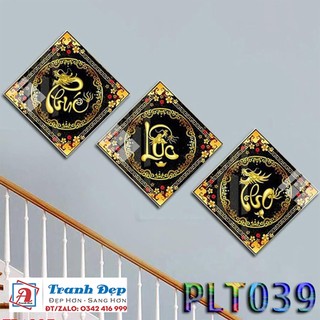 Tranh canvas treo tường phúc lộc thọ - plt039