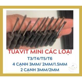 Tuavit mini 4 cạnh, 2 cạnh 3.0 mm và 2.0 mm, 5 cạnh, chữ y...- combo 2 tuavit