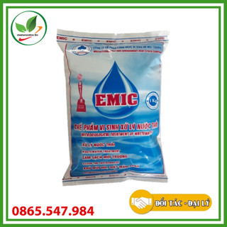 Chế phẩm vi sinh EMIC gói 1kg. Xử lý nước thải, khử mùi hôi, diệt mầm bệnh.