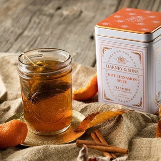Trà đen vỏ cam quế Harney and Sons hộp tin