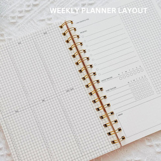 Sổ kế hoạch tuần Weekly Planner JC Notebook (Giao đơn từ 80k)