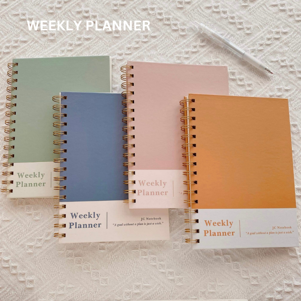 Sổ kế hoạch tuần Weekly Planner JC Notebook (Giao đơn từ 80k)