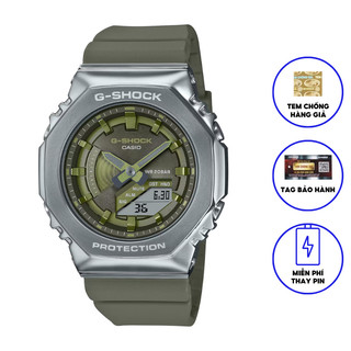 Đồng hồ casio nữ dây nhựa g-shock gm-s2100-3a chính hãng