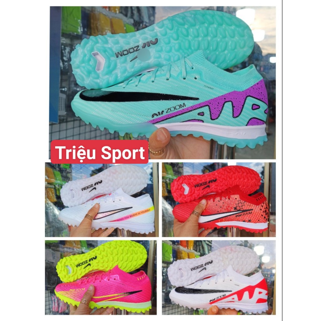 giày đá bóng mercurial Vapor 15 elite Air tf Khâu đế + tất + túi rut + hộp