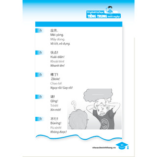 Sách - 10 phút tự học tiếng Trung mỗi ngày (các chủ đề giao tiếp thông dụng và hiện đại)