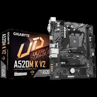 Bo mạch chủ gigabyte a520m k v2. mainboard gigabyte a520m k v2 like new. gigabyte a520m-s2h