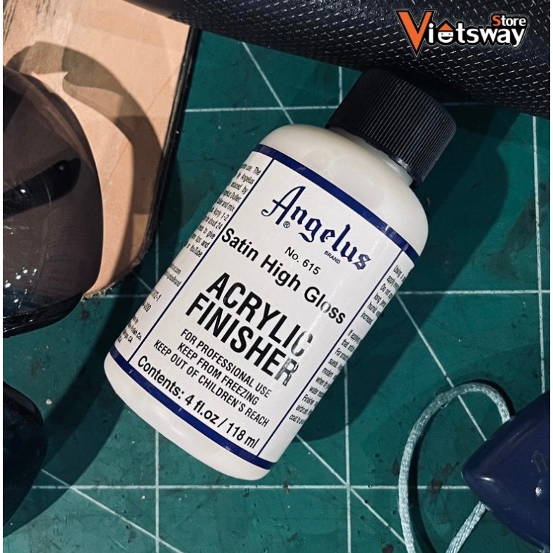 Sơn hoàn thiện Angelus cho chất liệu da-Acrylic Finisher chai 4Oz -118ml