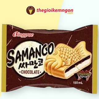 Kem bánh cá socola Hàn Quốc Binggrae Samanco Chocolate (150ML)