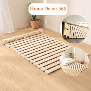  Giường Cuộn Trải Sàn Nhật Bản Thông Minh Gập Gọn 80cm - 1m2 x 2m Giường Pallet Cuộn Gỗ Thông Cao Cấp 