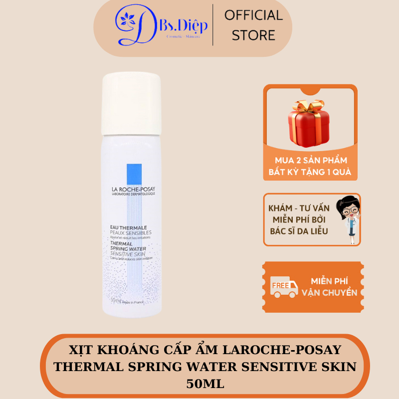 Xịt khoáng cấp ẩm LAROCHE - POSAY THERMAL SPRING WATER SENSITIVE SKIN 50ml