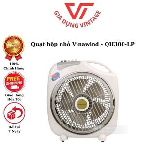 Quạt hộp nhỏ Vinawind - QH300-LP, sải cánh 25cm, quạt tản gió Điện cơ Thống Nhất