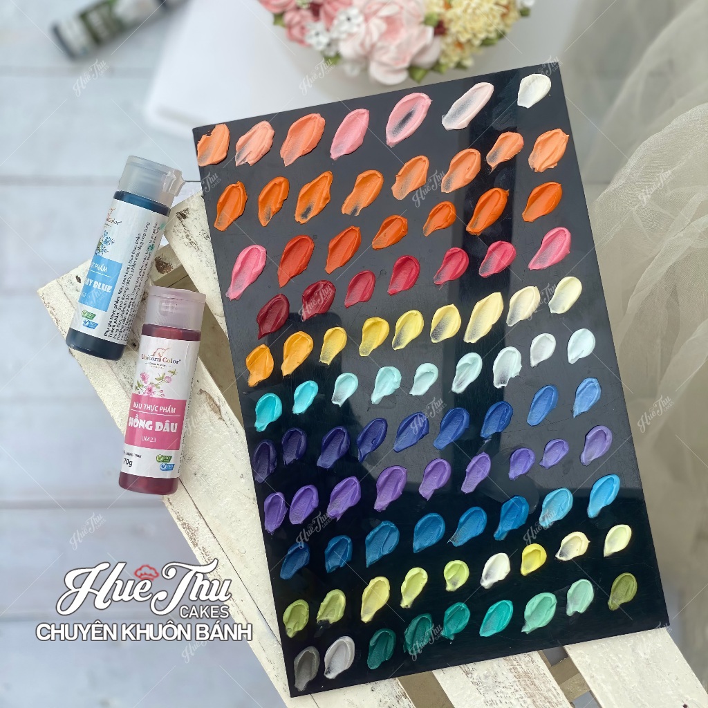 Màu thực phẩm Unicorn 60g  làm bánh rau câu, bánh kem, nấu xôi