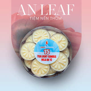 Nến tealight hoa mai, nến nhỏ tealight, nến trang trí trắng không mùi An Leaf trang trí tiệc, sinh nhật, thôi nôi