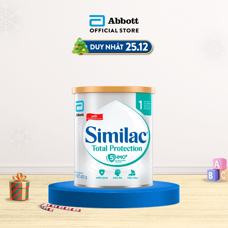 Sản phẩm dinh dưỡng công thức Similac Total Protection 1 400g/lon