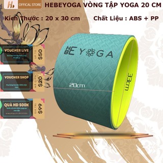 VÒNG TẬP YOGA HEBEYOGA BẢN RỘNG 20CM CHẤT LIỆU ABS CAO CẤP