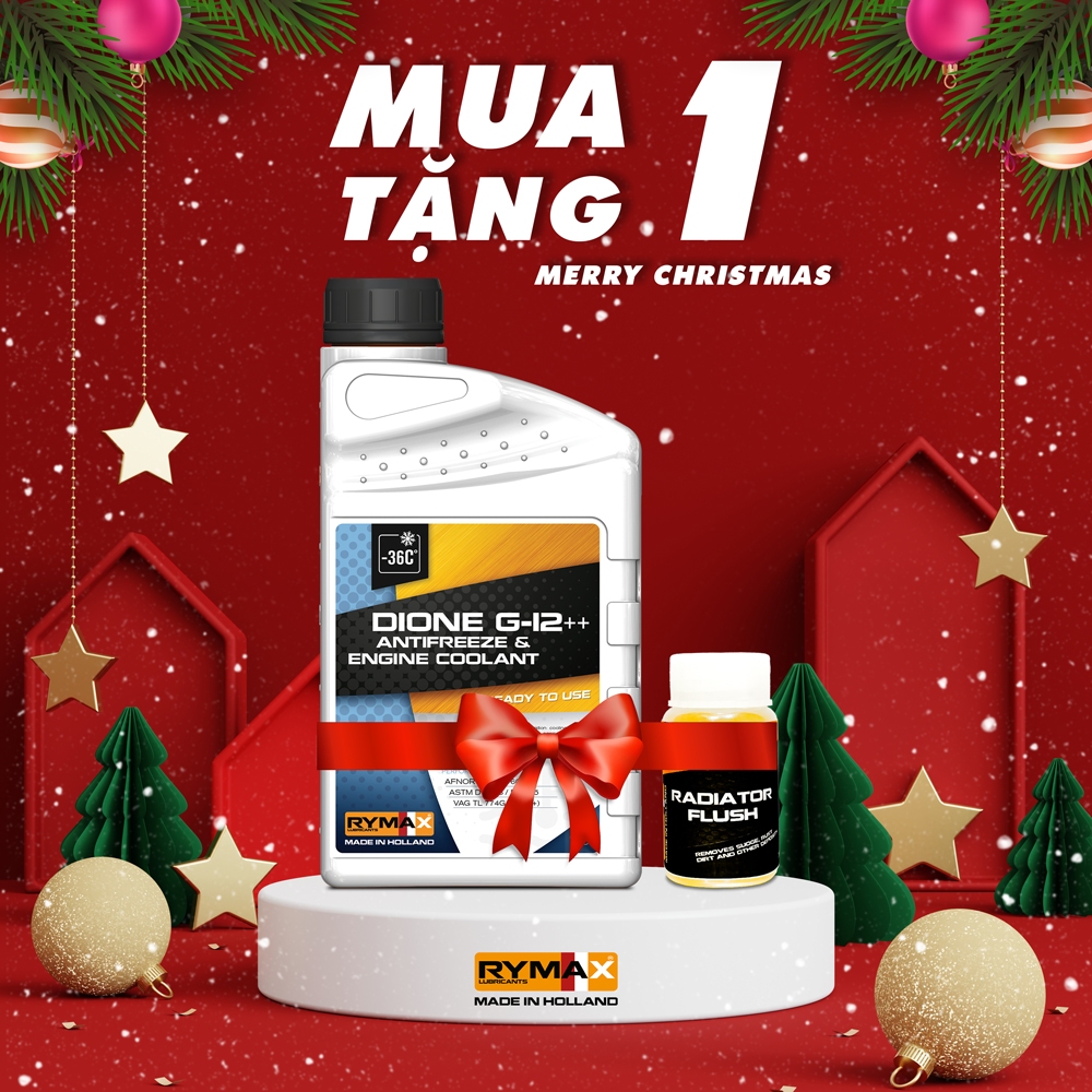 Nước làm mát Rymax Dione G-12++ Ready to use (1L-5L) - pha sẵn màu hồng