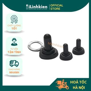 Chụp chống nước công tắc gạt 6mm 12mm chất lượng cao.