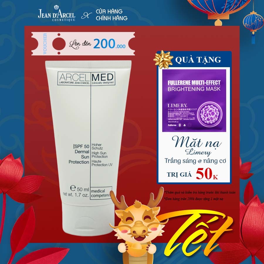 Kem chống nắng,trắng da Jean D'arcel _ Jean Darcel Dermal Sun Protection SPF50 - J26