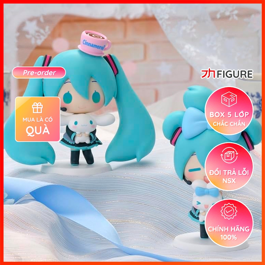 Mô Hình Cinnamoroll, Hatsune Miku, Vocaloid - Hatsune Miku x Cinnamoroll (SEGA) Figure Chính Hãng Nhật