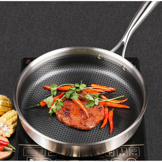 Chảo chống dính tổ ong inox size 30 siêu rẻ