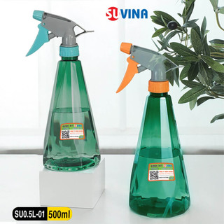 Bình xịt suvina 0.5 lít pet nguyên chất, bình xịt tưới cây 500ml nhỏ gọn, phun sương và tia nước