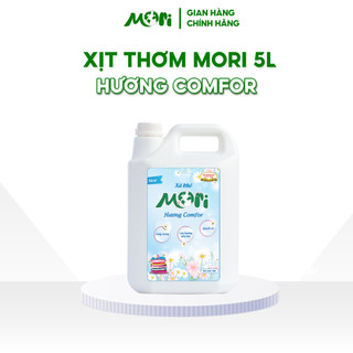 Xịt xả vải khô Thơm Quần Áo Mori can 5L Hương Comfor, Downy MR051