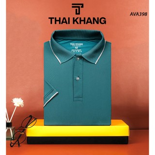 Áo thun nam trung niên ngắn tay cao cấp THÁI KHANG vải thun lạnh mặc mát thoải mái AVA39