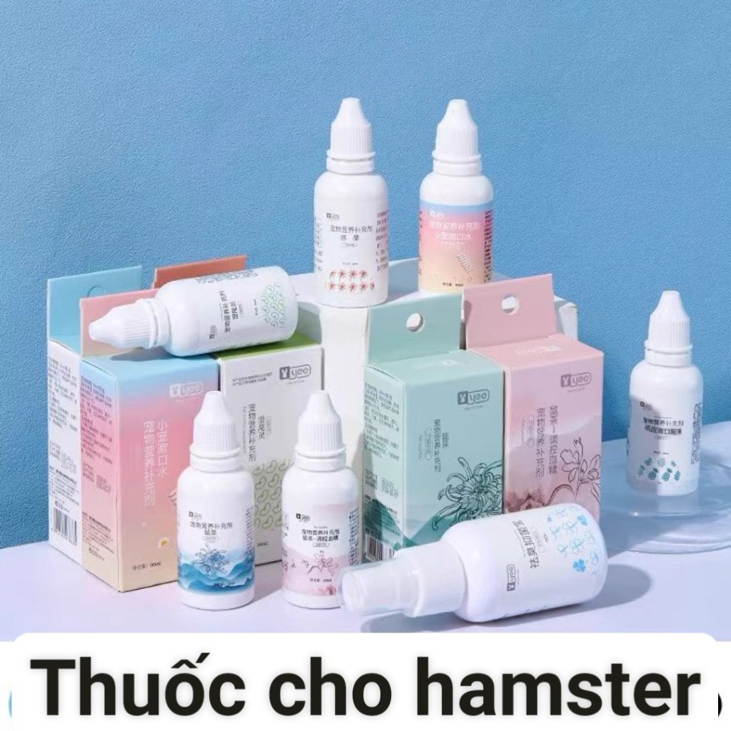 Xịt trị ve rận khử mùi - kháng khuẩn ( Nấm, bọ chét...), ký sinh trùng (giun, sán...) Yee cho Hamster, thỏ, bọ, nhím ...