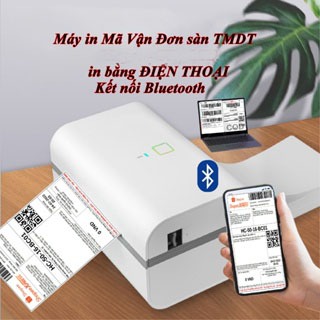 Máy in nhiệt Xprin và TG-96 kết nối với điện thoại bằng Bluetooth, khổ A7, in đơn, mã vạch, ảnh... [BH 12 THÁNG]