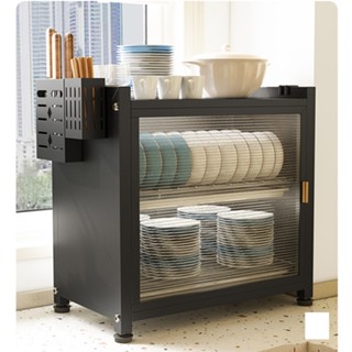 Kệ Tủ Úp Chén Bát Kệ Chén Có Nắp Đậy, Tủ Úp Bát Đĩa Thông Minh Đa Năng Kèm Ống Cài Dao Đũa