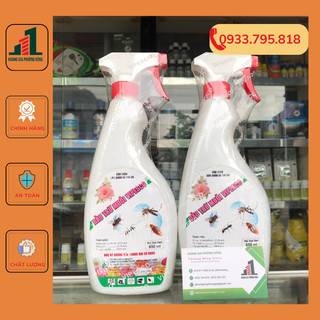 Dầu trừ muỗi Vipesco (Hương chanh, hoa hồng) 650ml