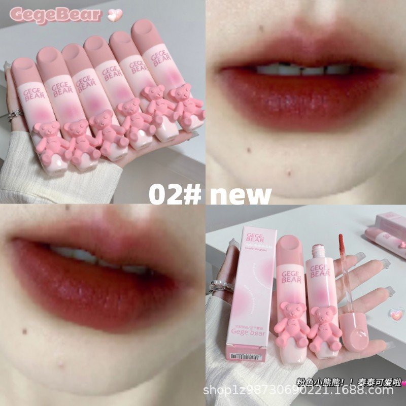 Son GEGE BEAR Tender Lip Glaze nhung lì mềm mịn môi cực sang chảnh Chính Hãng