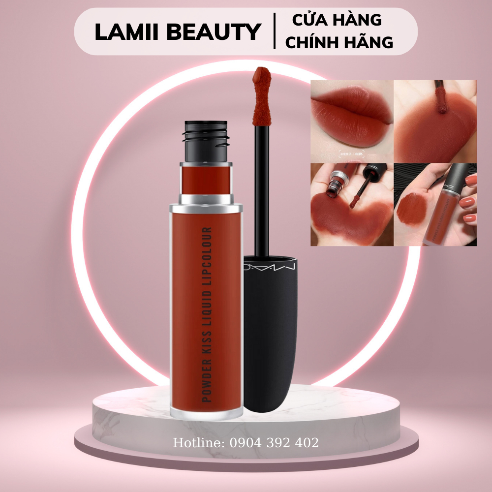 Son kem MAC powder kiss liquid lipcolour màu 982 Marrakesh mere