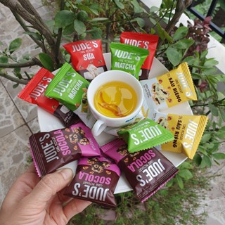 HỘP 240G - Bánh Nougat - MatCha - Sữa - Kẹo hạnh phúc - Ăn vặt healthy - Vị ngọt nhẹ tự nhiên mềm dẻo.