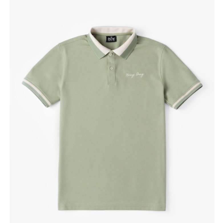 Áo Polo Nam Nữ, Áo Polo Thêu Tên Theo Yêu Cầu DEME Chất Vải Cotton Mềm Mịn, Chống Nhăn, Giữ Form Tốt