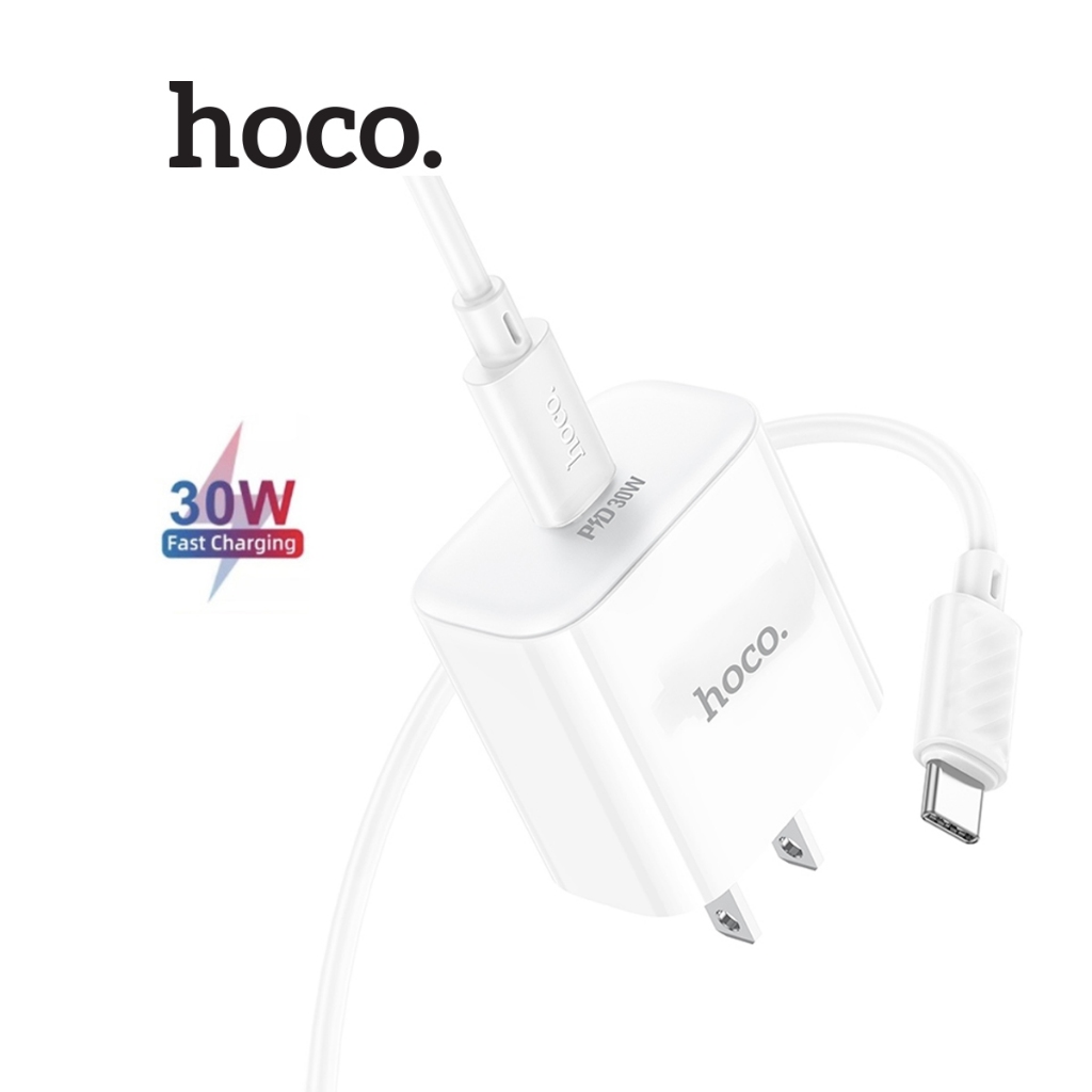 Bộ sạc nhanh PD30W Type-C to Type-C Hoco C76 Pro dùng cho Android/ip15/15promax/15pro ,dài 1m