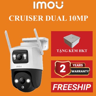 Camera IMOU 2 Mắt Ngoài Trời IMOU Cruiser Dual 6MP/10MP ( S7XP) | Tầm Nhìn Bam Đêm Có Màu | Ống Kính Kép Góc Rộng
