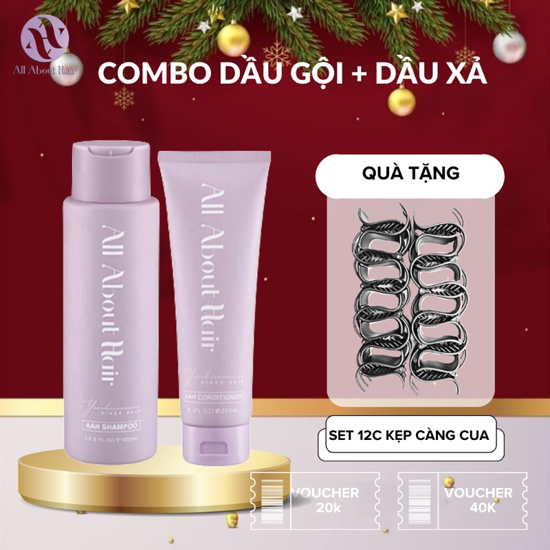 COMBO DẦU GỘI + DẦU XẢ ALL ABOUT HAIR