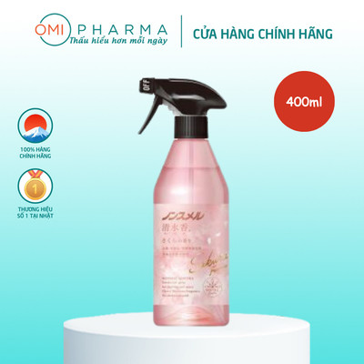 Xịt Làm Thơm Và Khử Mùi Quần Áo Hương Hoa Anh Đào Hakugen Earth Nhật Bản (400ml)