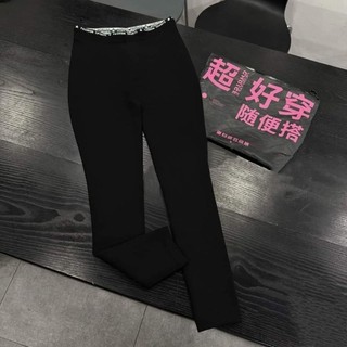 Quần legging cạp chữ lót nỉ hàng quảng châu cao cấp