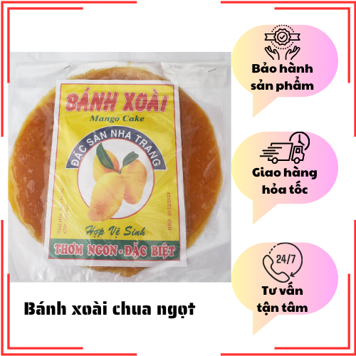 🥭 Seavy Bánh Xoài Nha Trang Nguyên Chất - Vị Chua Ngọt Tự Nhiên, Gói 200g 🌞