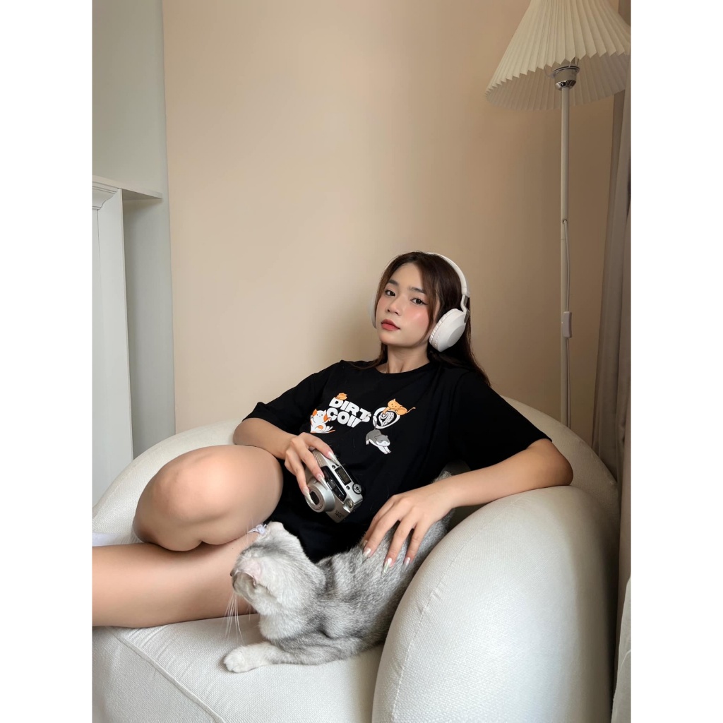 Áo Thun DirtyCoins Chonky Kittens T-shirt