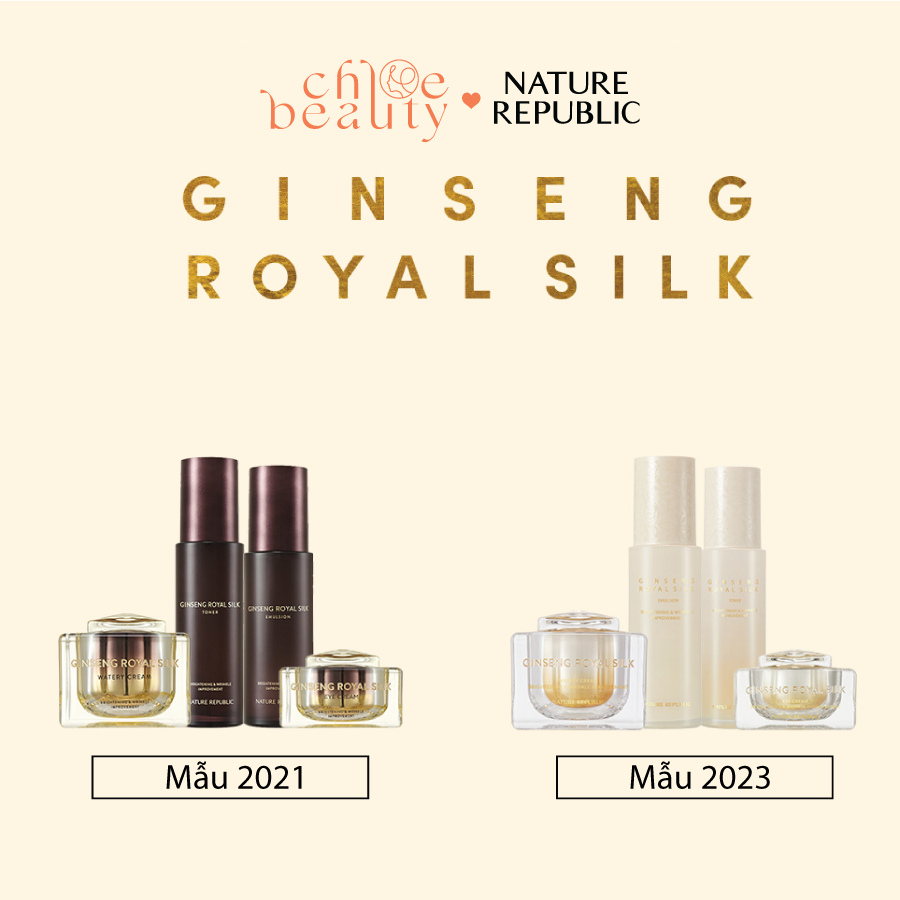 Nước cân bằng chống lão hóa NATURE REPUBLIC Ginseng Royal Silk Toner 130ml