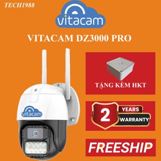 CAMERA NGOÀI TRỜI PTZ VITACAM DZ3000 PRO 4MP ULTRA HD XOAY 355 ĐỘ I BẢO HÀNH 2 NĂM