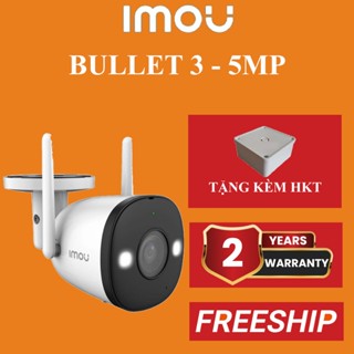 ( TẶNG HỘP KỸ THUẬT) Camera IMOU Bullet 3 - 5MPI Đàm thoại 2 chiều I Bảo hành 2 năm