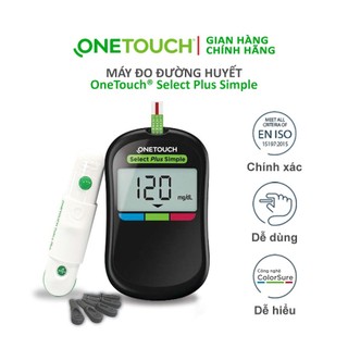 Máy đo đường huyết OneTouch Select Plus Simple - Dễ sử dụng, chính xác cao