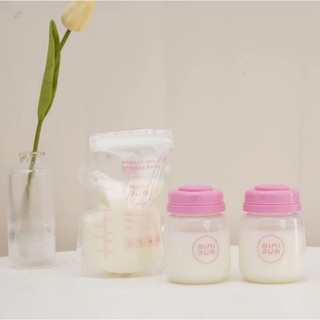 Bình trữ sữa cổ rộng Mini Pum 180ml cho fatz, spectra