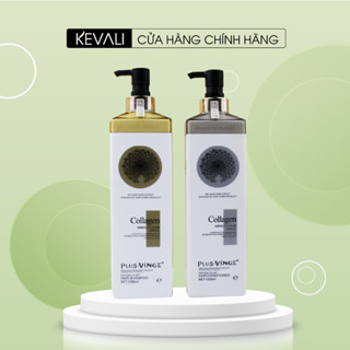 Dầu gội xả Collagen Plus Vinge kích thích mọc tóc , phục hồi hư tổn , ngăn ngừa gãy rụng 1000ml