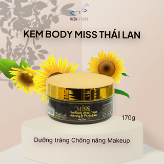 Kem body miss thái lan dưỡng trắng, chống nắng, makeup hũ nhỏ 170g
